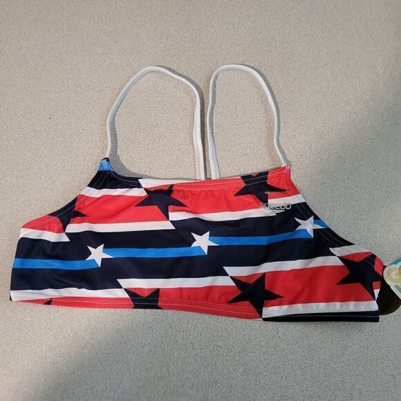 Speedo American flag bikini top - Picture 1 of 4